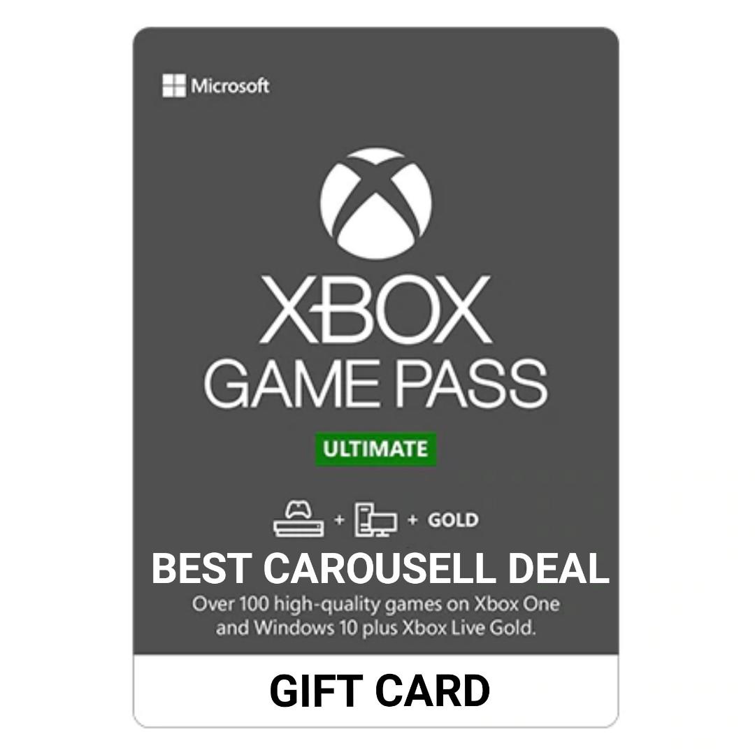 xbox ultimate game pass gift card