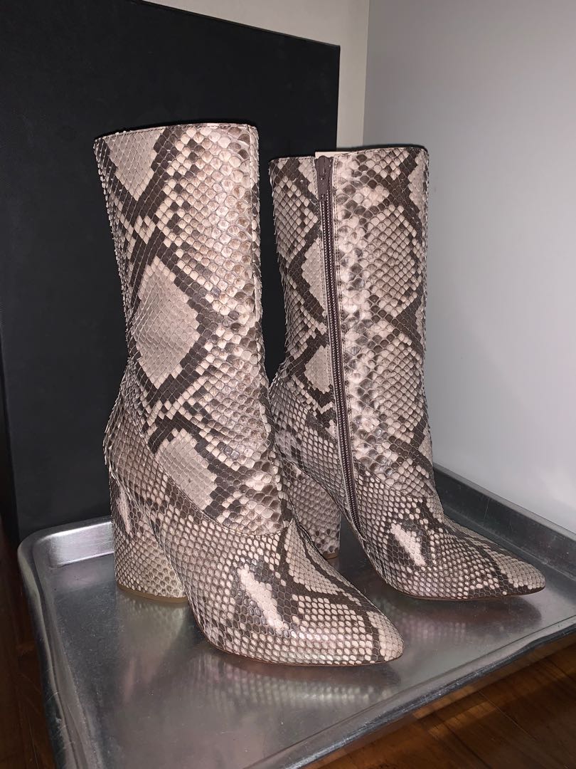Snakeskin yeezy boots hotsell