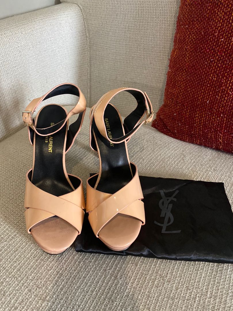nude ysl heels