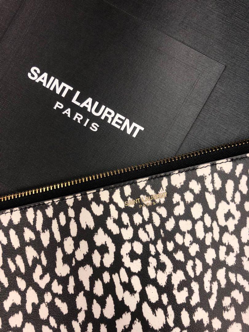 YSL saint Laurent lap top macbook case clutch holder