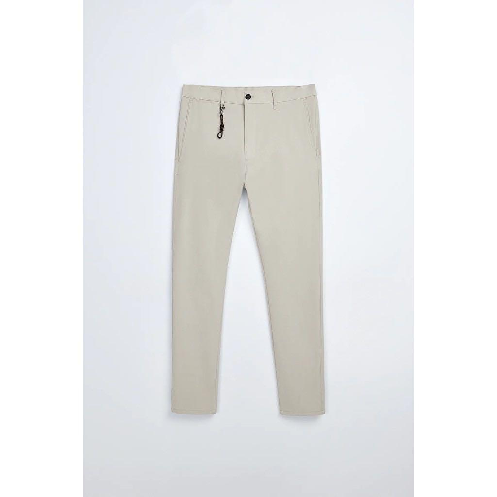 Zara slim fit heathered trousers Outlet