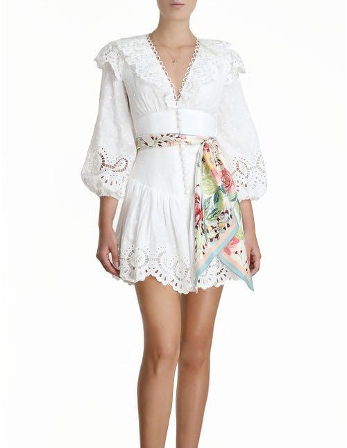 bellitude scallop short dress