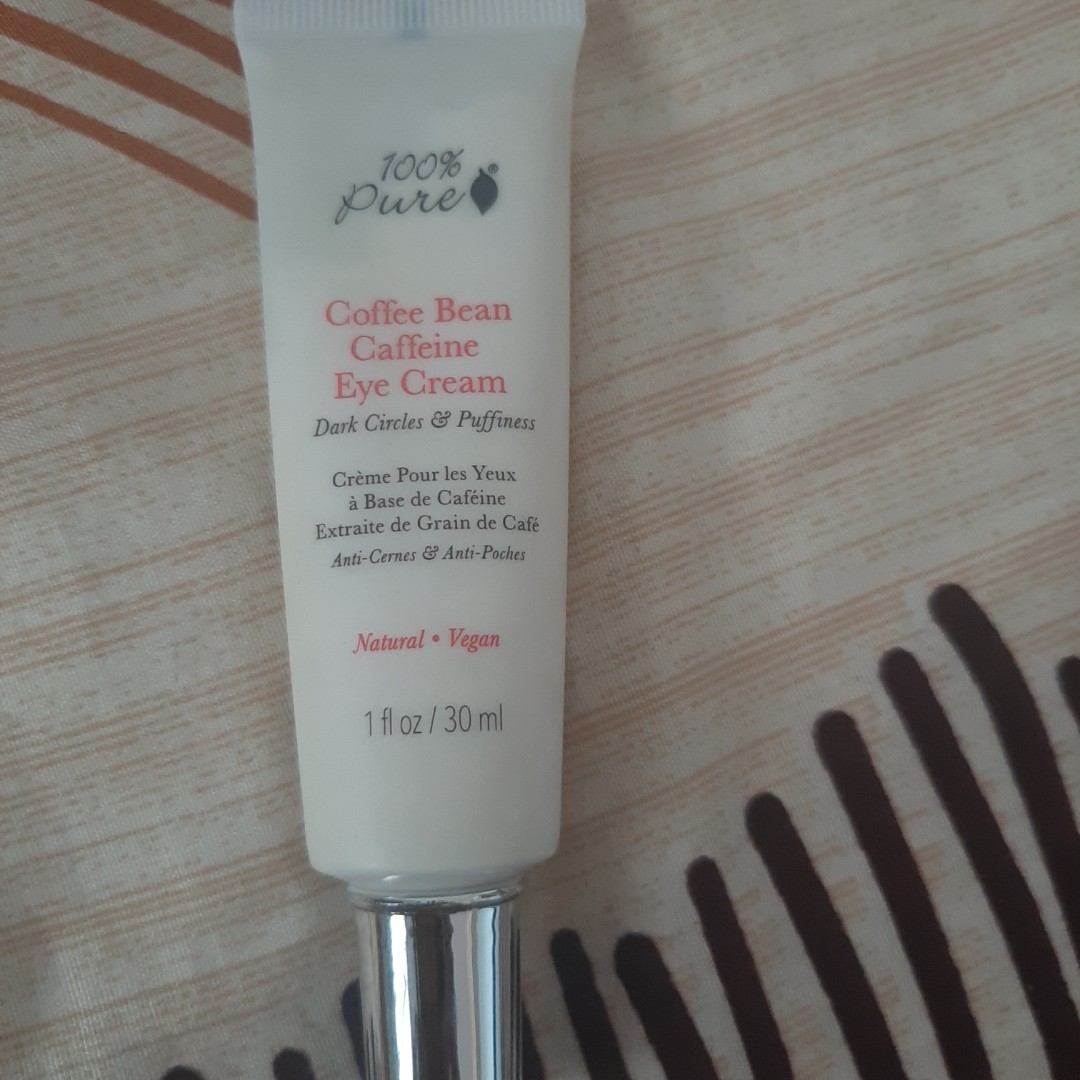 100 pure caffeine bean eye cream