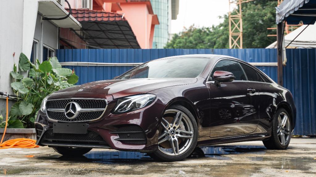 2018 Mercedes Benz E300 Coupe Amg Line 2 0 Turbo A Unregistered Ultra Low Mileage Recond Good Condition Loan Available Cars Cars For Sale On Carousell