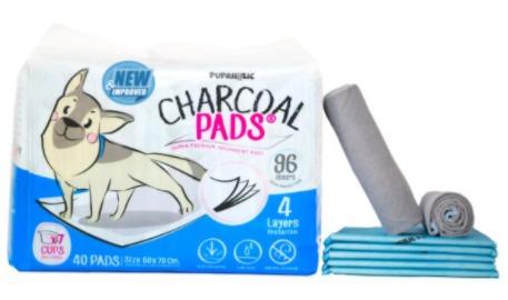 40 pcs. Pupaholic PH NEW and IMPROVED Charcoal Pads Dog Training Pee Pads