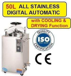 50L CLEAN-MED Autoclave Steam Sterilizer Dental Hospital Clinic Grade (ALL STAINLESS STEEL)