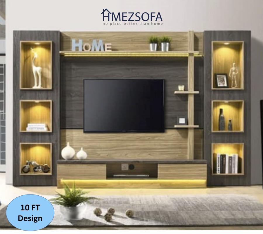 6 10ft Feature Wall Tv Console Cabinet Free Installation Furniture Home Decor Others On Carousell
