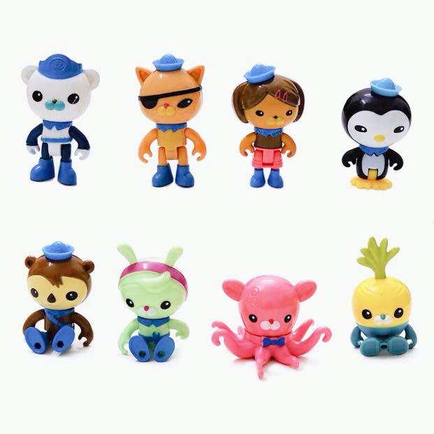 8 Pcs Of The Octonauts Characters Hobbies Toys Toys Games On Carousell