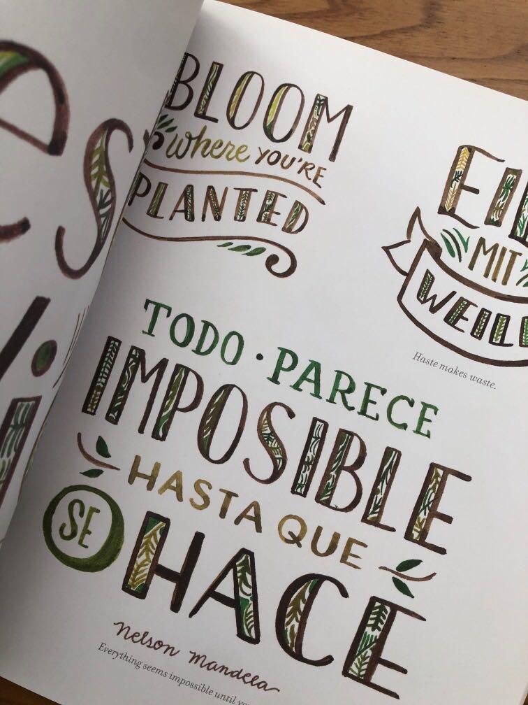 Abbey Sy Hand Lettering A to Z, Hobbies & Toys, Books & Magazines ...