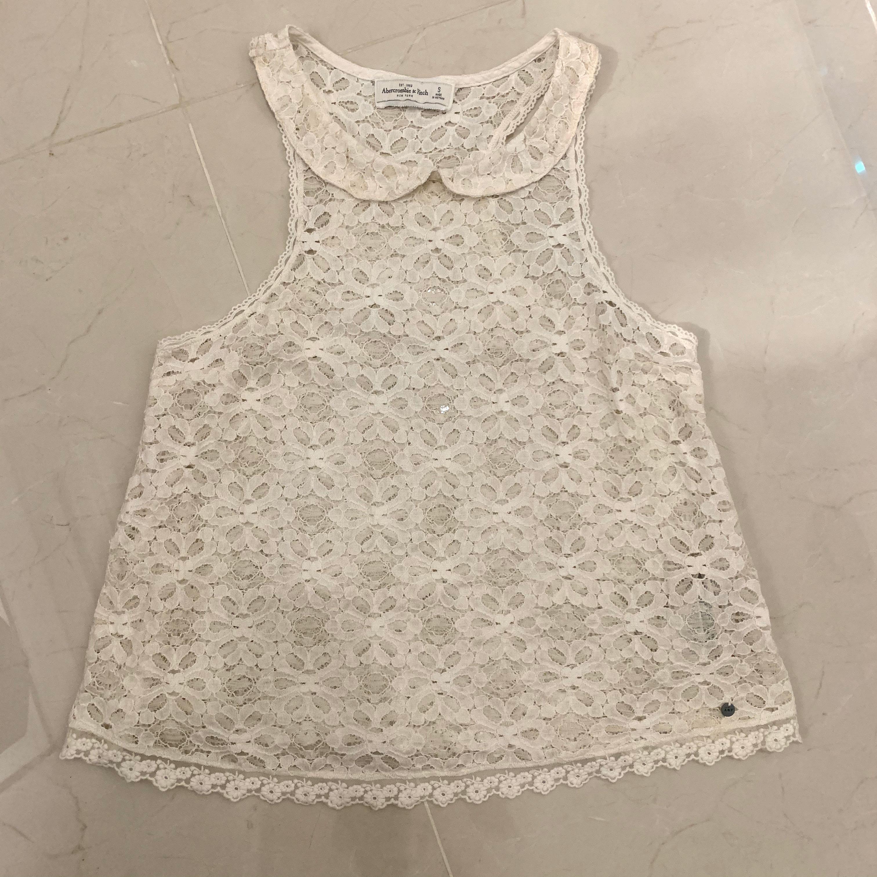 abercrombie and fitch lace top