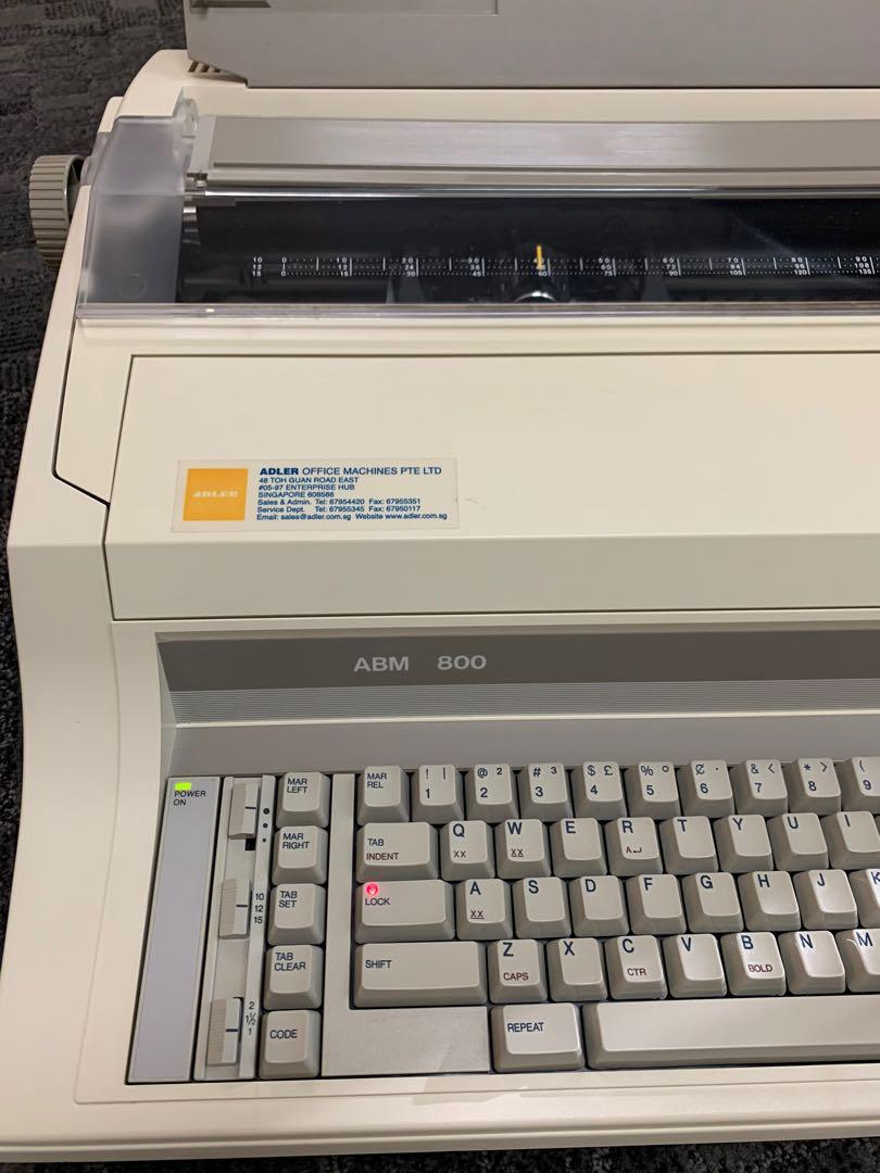 ABM electronic Typewriter, Hobbies & Toys, Music & Media, Music