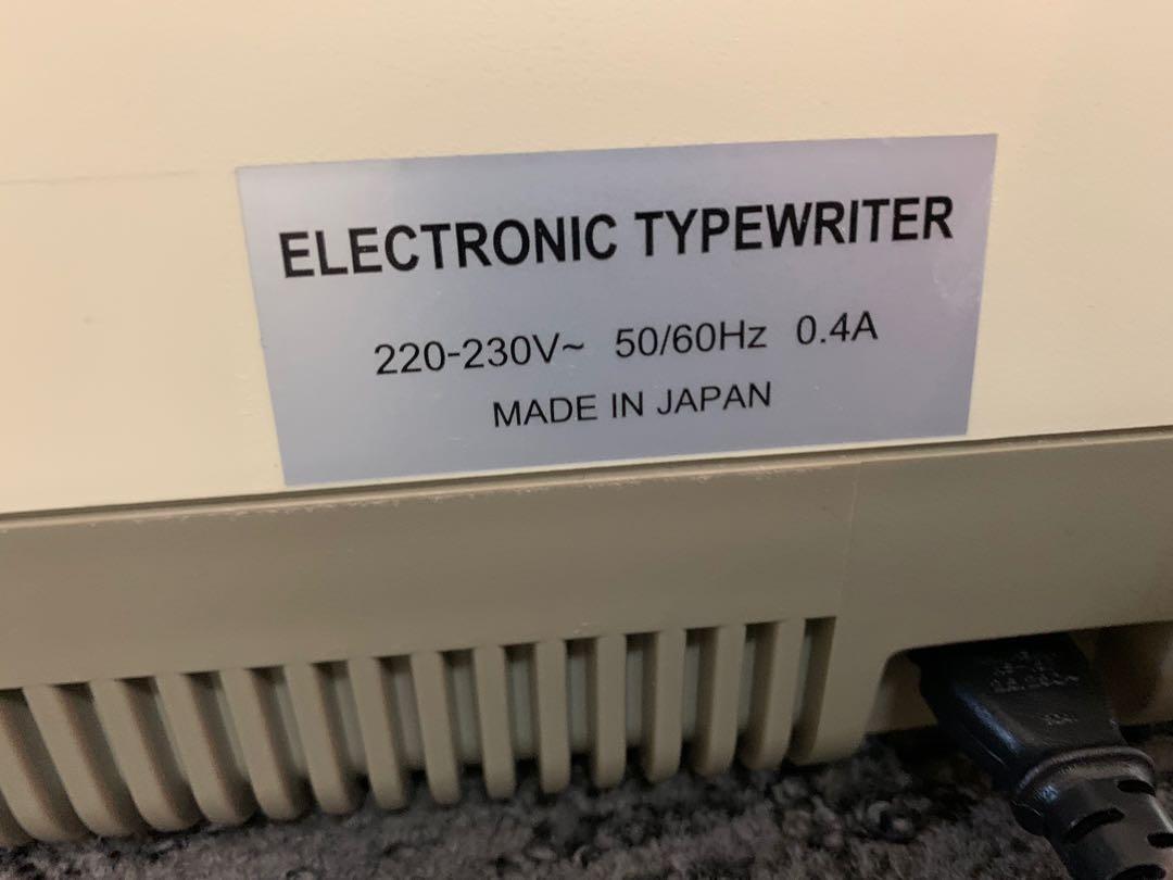 ABM electronic Typewriter, Hobbies & Toys, Music & Media, Music