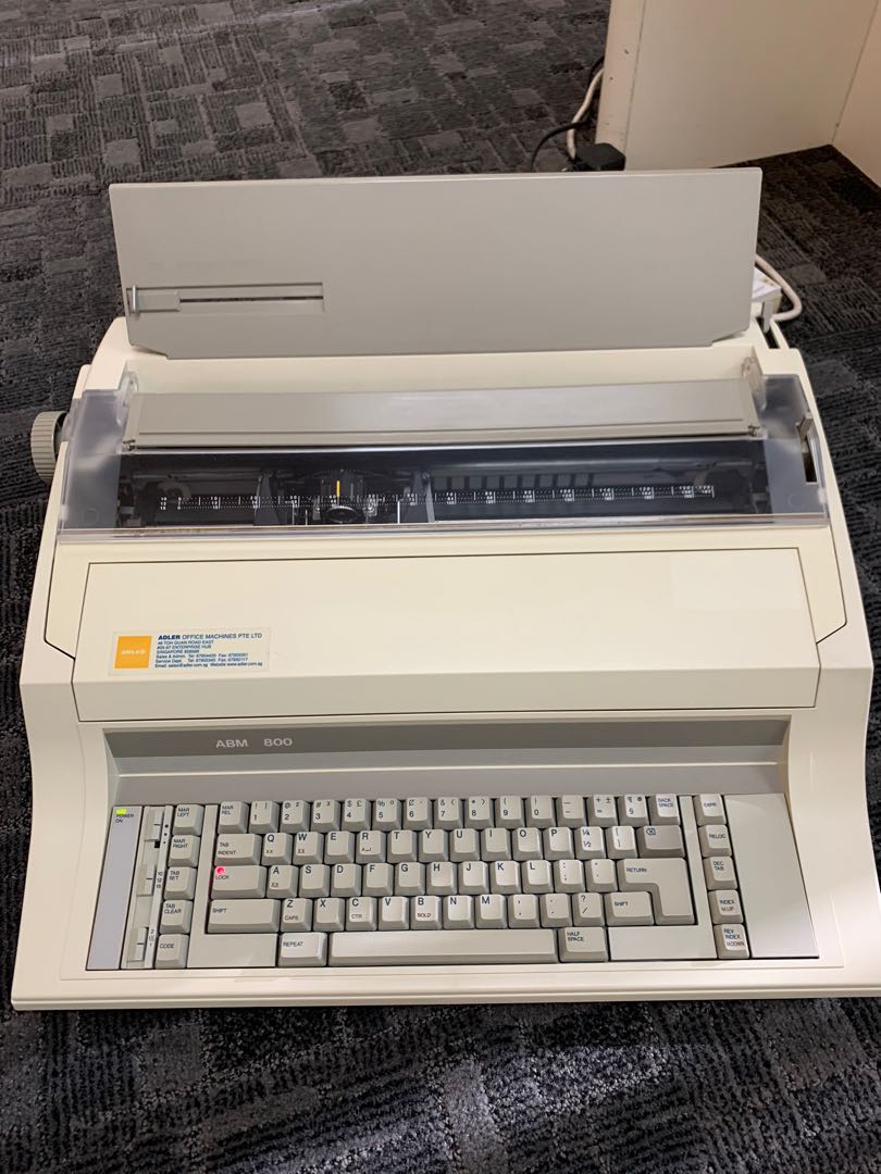 ABM electronic Typewriter, Hobbies & Toys, Music & Media, Music