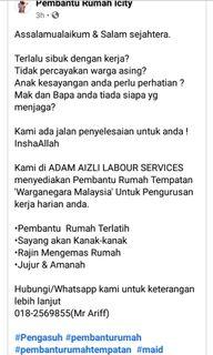 Pembantu Services Carousell Malaysia