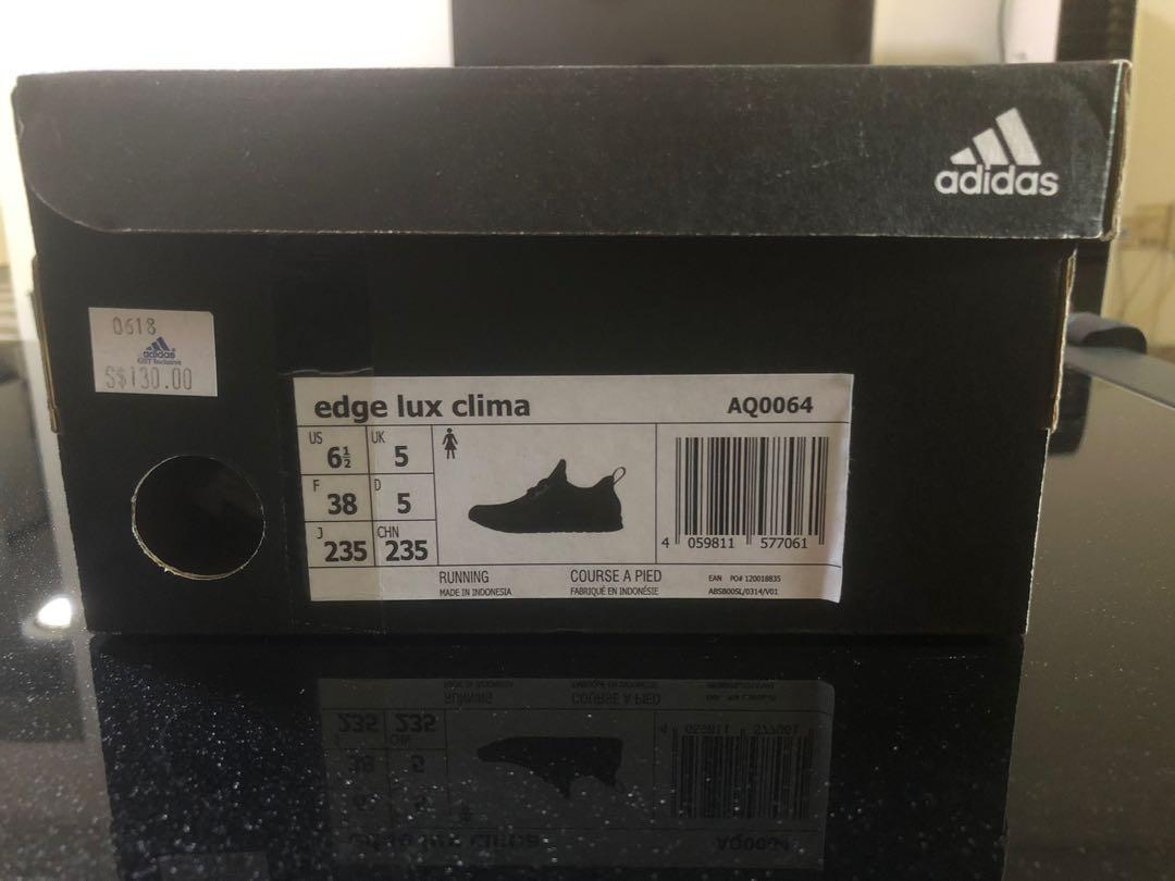 ADIDAS Edge Lux Clima Shoes Black Women s Fashion Footwear
