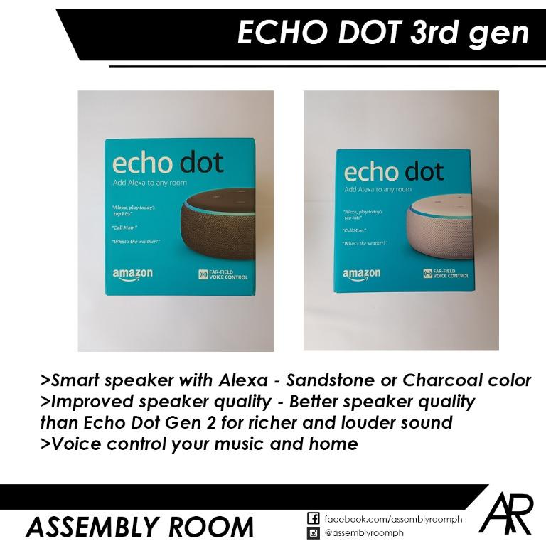 sound quality echo dot 3rd generation