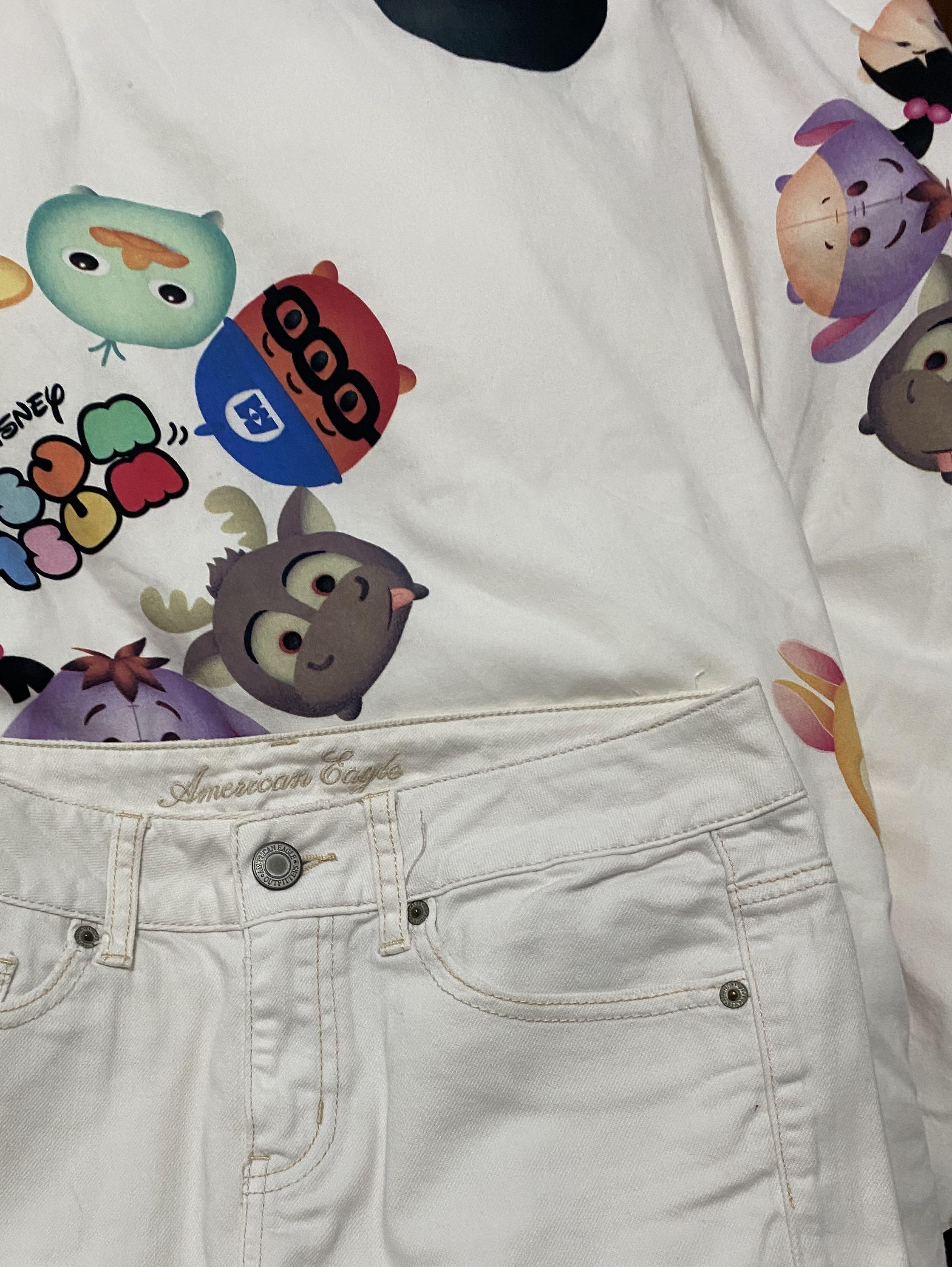 white denim skirt american eagle