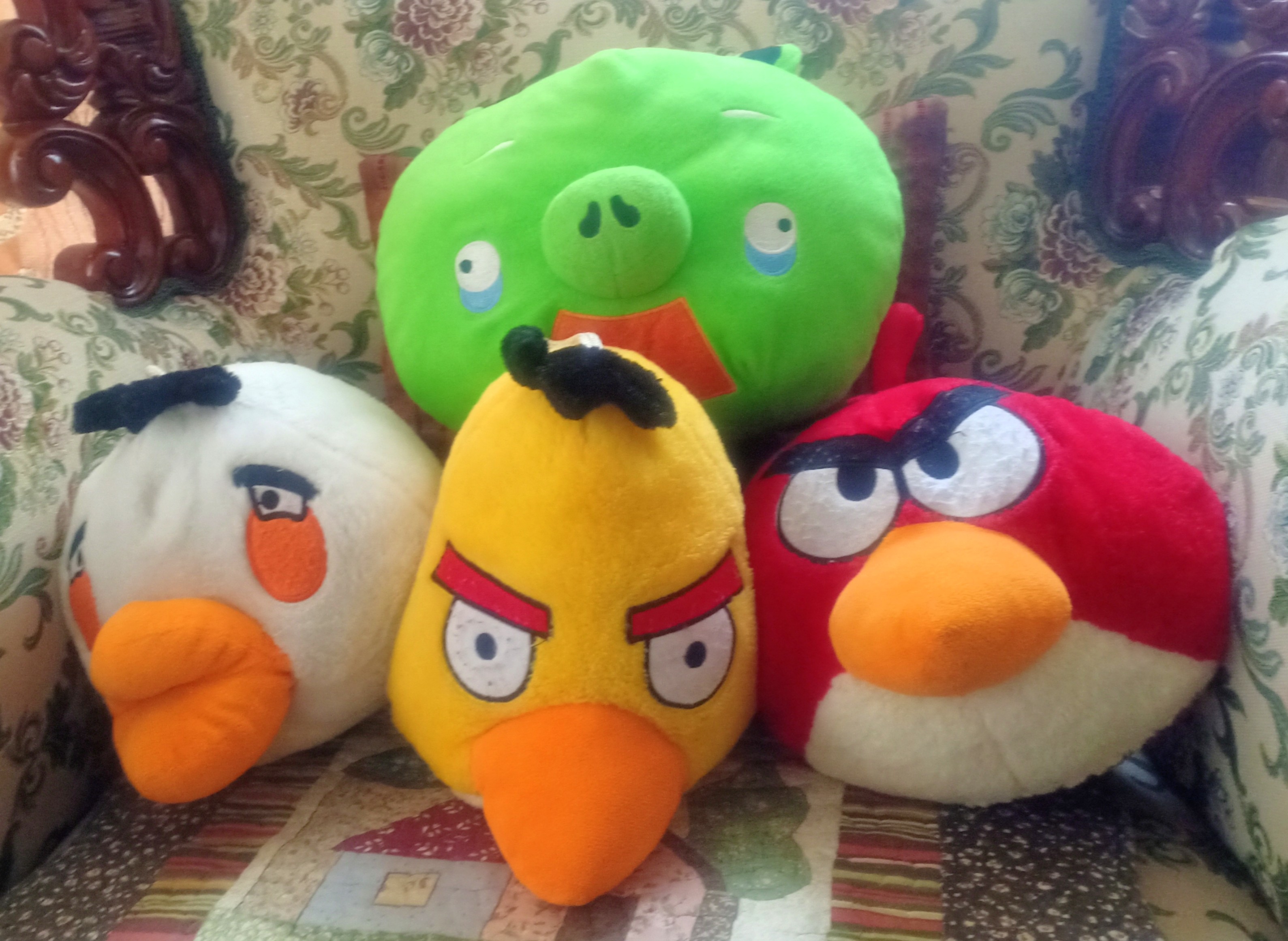 stuffed angry birds