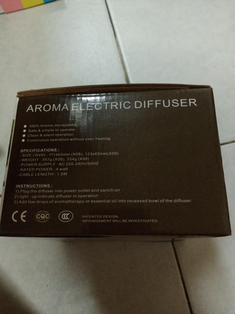 Aroma Electric Diffuser Health Beauty Perfumes Deodorants On Carousell
