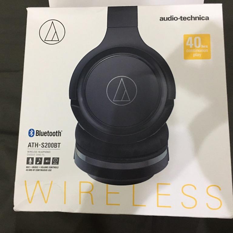 Audio Technica Ath S0bt Wireless On Ear Headphones With Built In Mic Controls Electronics Audio On Carousell