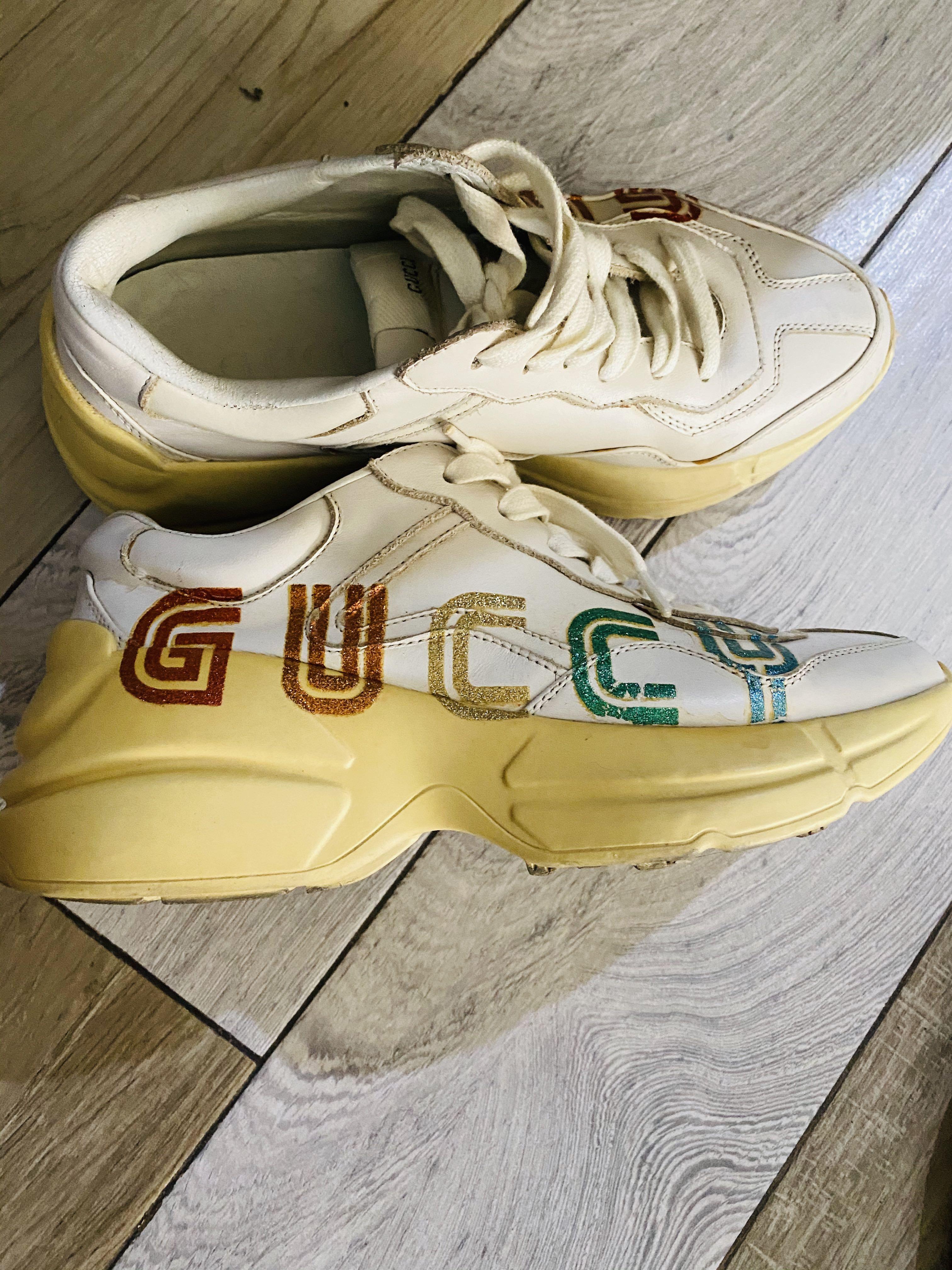 Authentic gucci rhyton shoes size 
