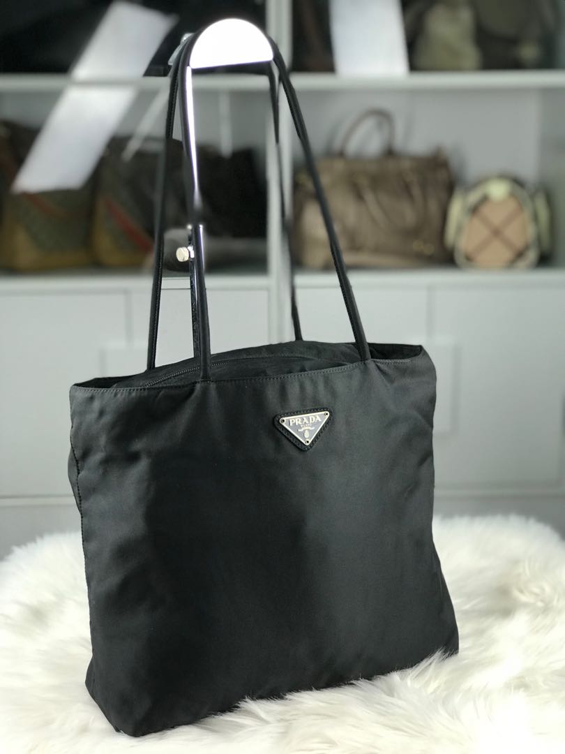 Vintage prada tessuto clearance bag