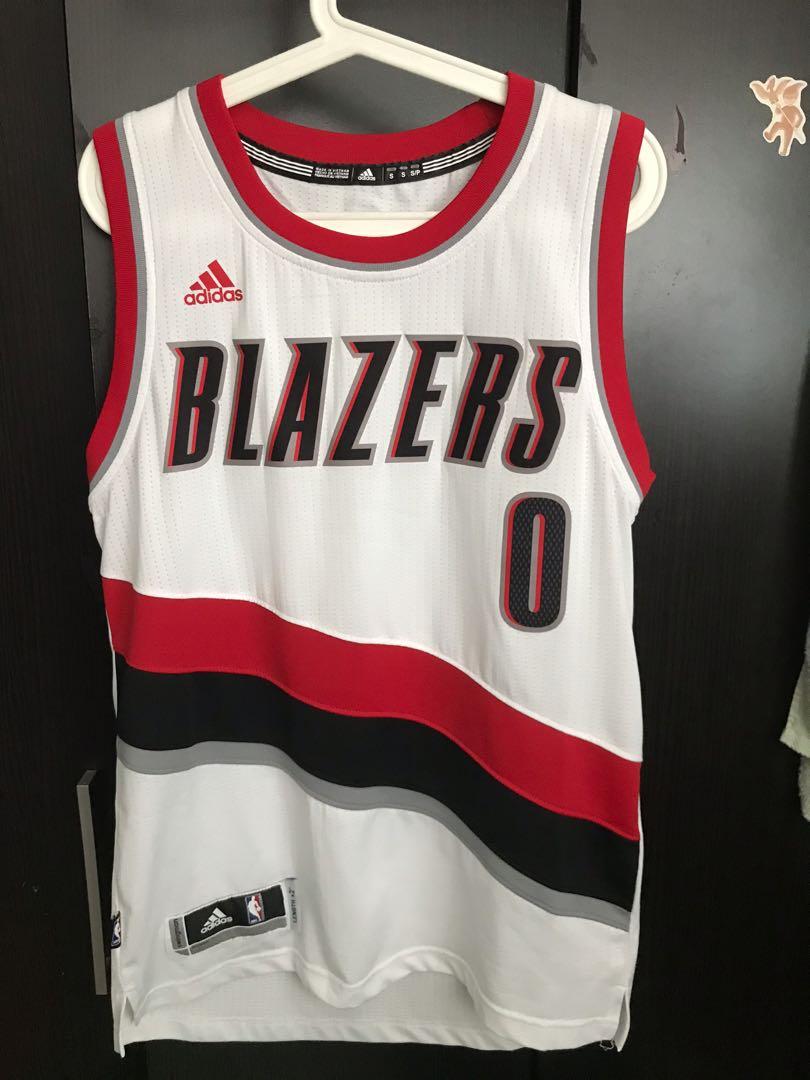 Basketball Jersey Blazers 0 Lillard Sports Sports Apparel On