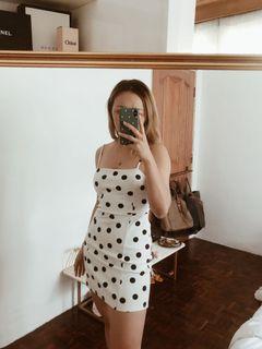 Bershka polkadot dress