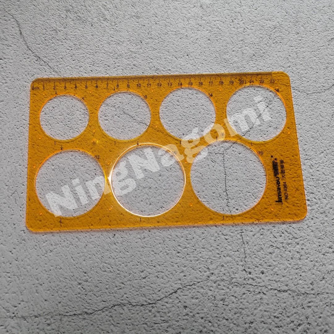 (Left 1 Only!) Big Circle Stencil Template Ruler, Design & Craft, Craft