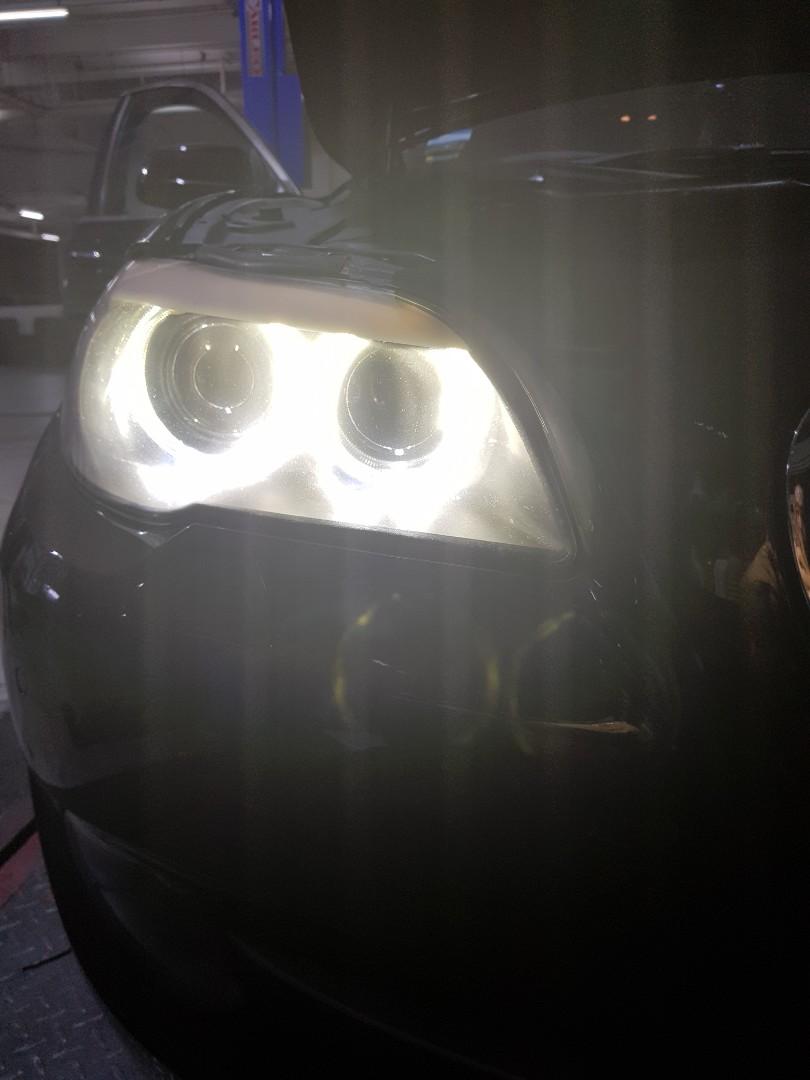 Bmw f10 angel eye bulb discount replacement