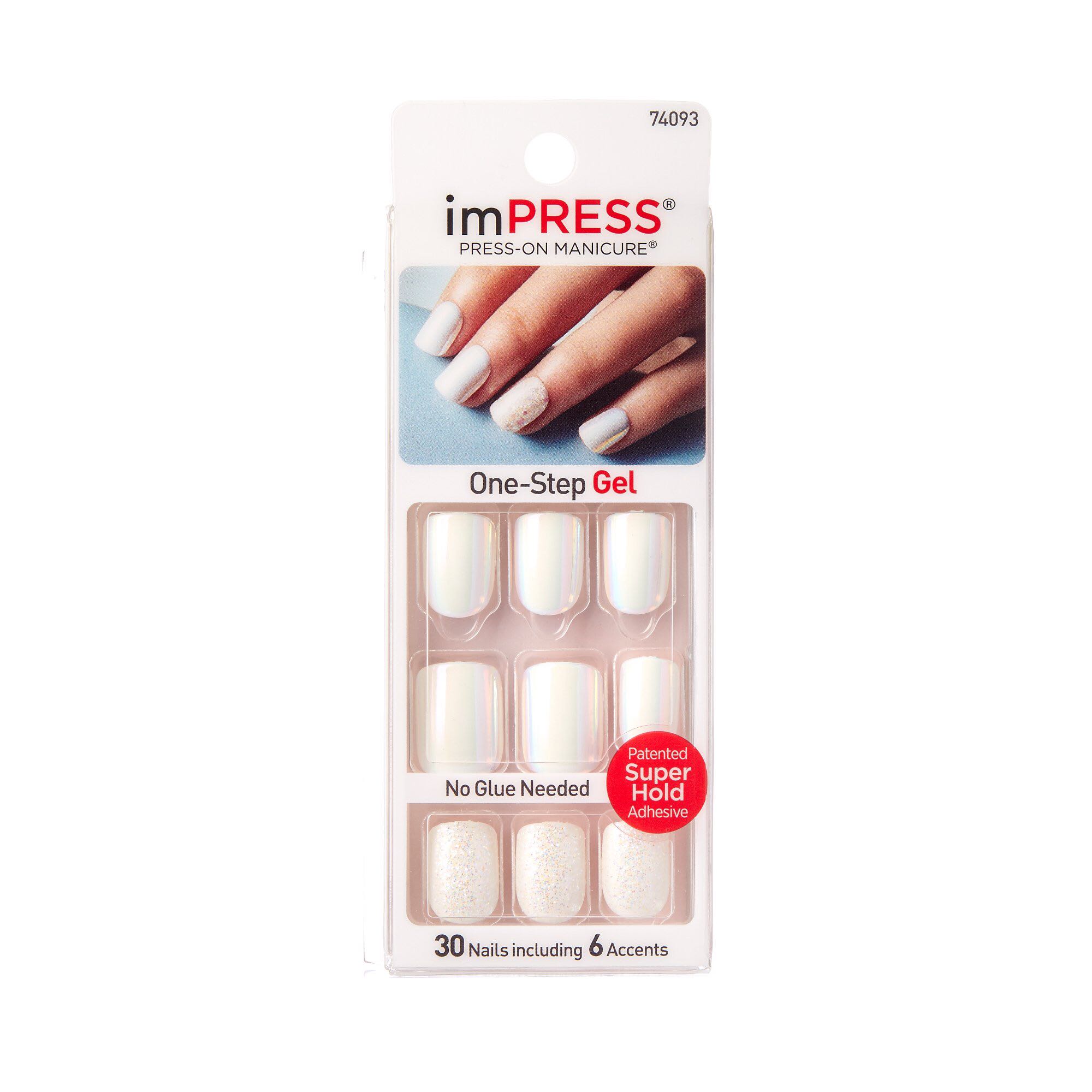 Brand New imPRESS Symphony White Holographic and White Sparkling