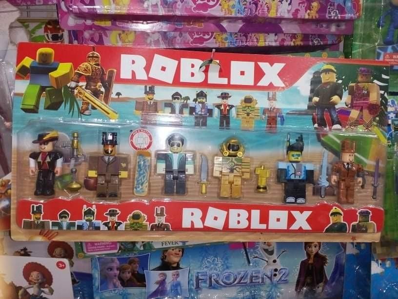 Brandnew 6pcs Roblox Set Toy Cake Topper Toys Games Toys On Carousell - drum topper roblox