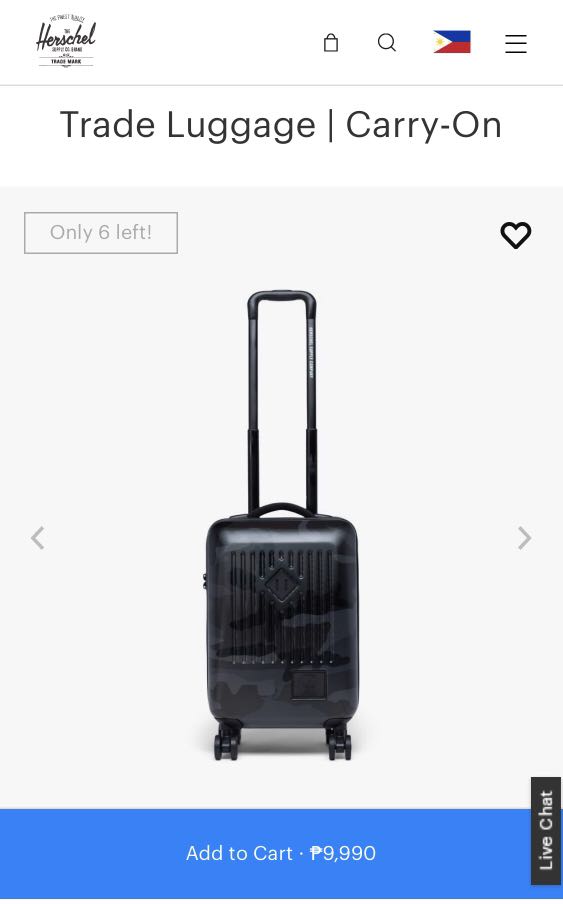 trade luggage