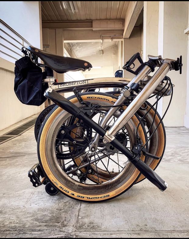 Brompton nickel shop superlight