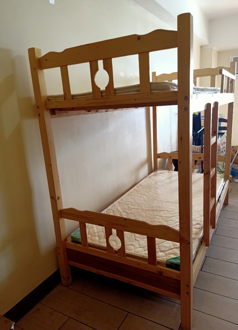 bunk beds and mattresses