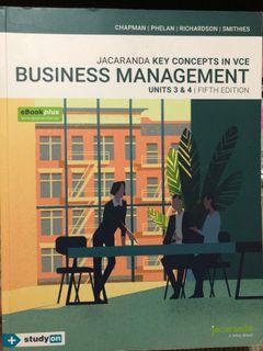Business management 3&4 textbook - Jacaranda