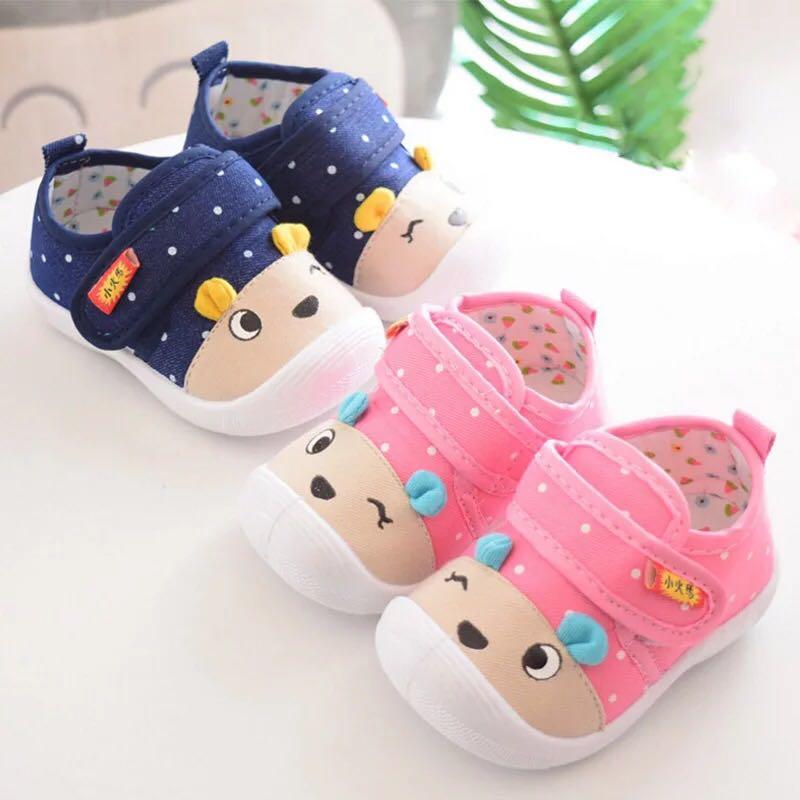Cartoon Baby Shoes Newborn Autumn Polka 
