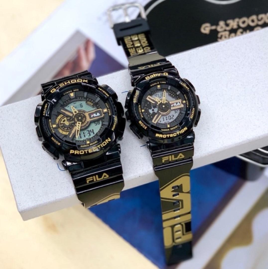 Casio Fila Limited Edition G Shock Baby G Lovers Couple Watch Luxury Watches On Carousell