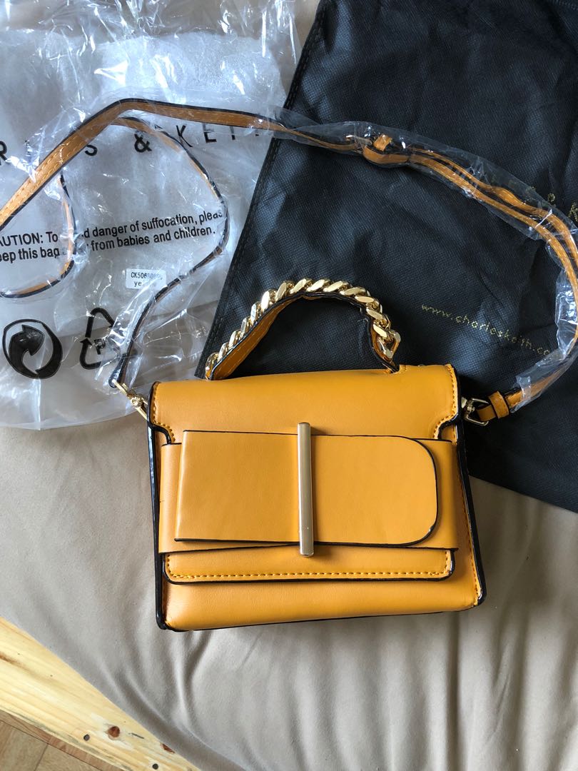 Charles & hotsell keith yellow bag