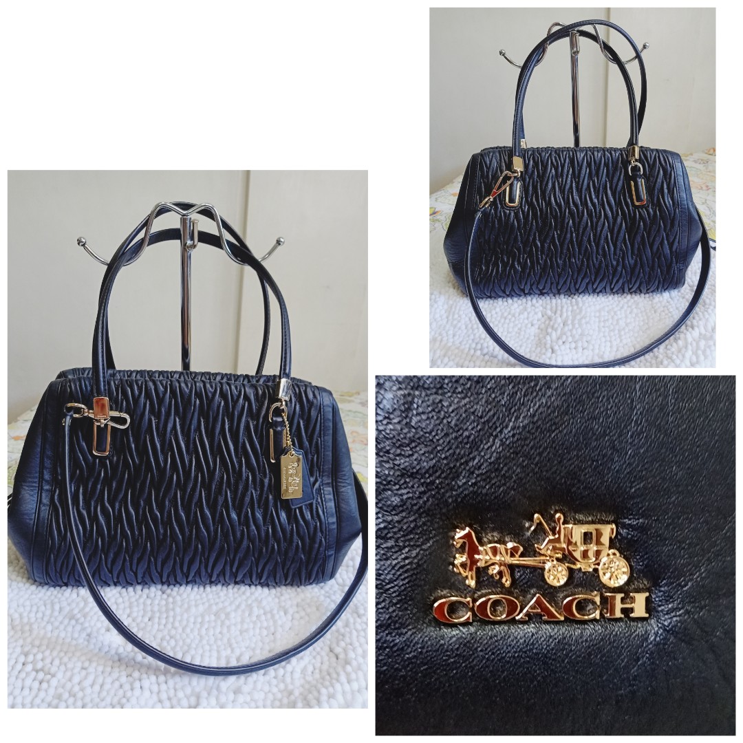 coach quilted bag