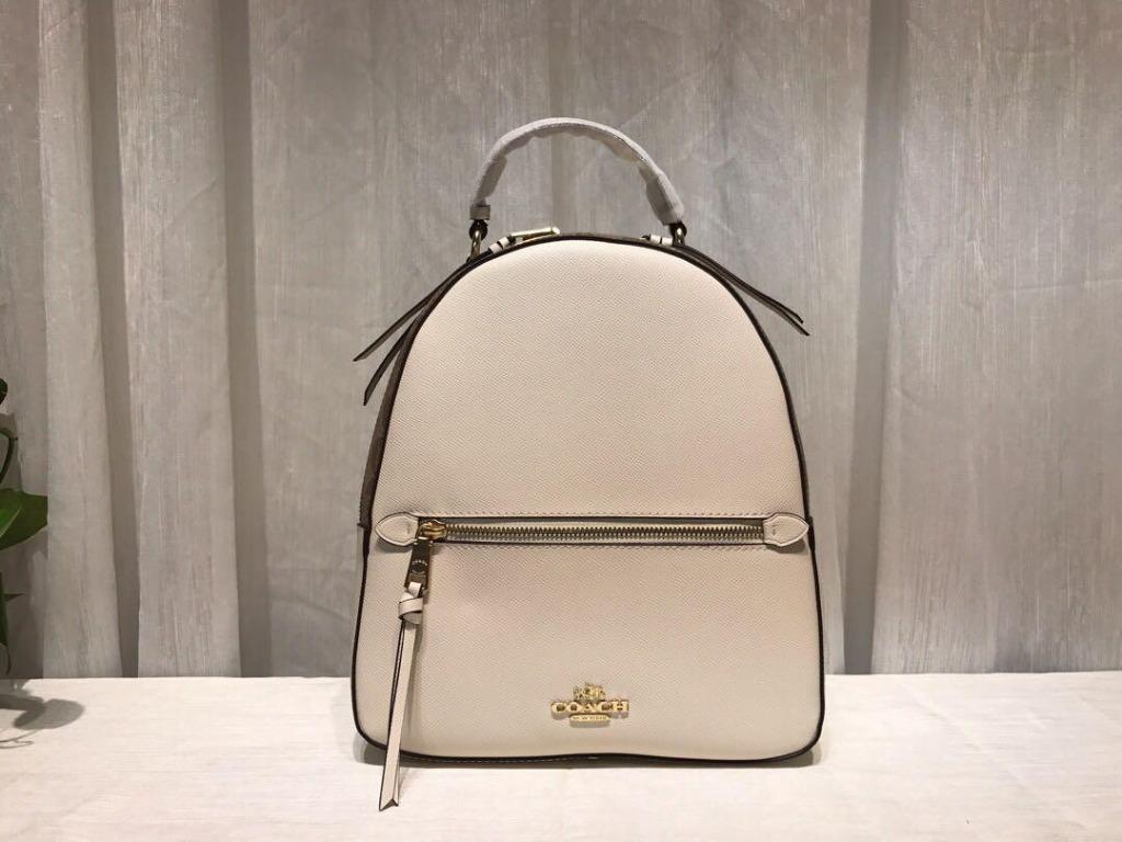 cream backpack women's