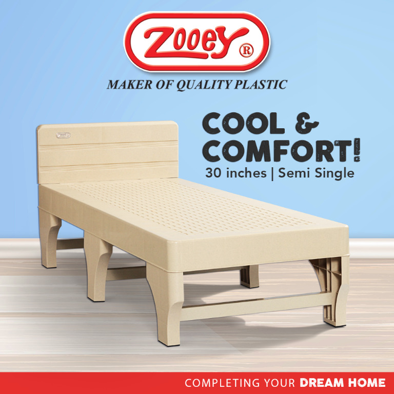 Cool Comfort With Headboard Home Furniture Furniture Fixtures Beds Mattresses On Carousell