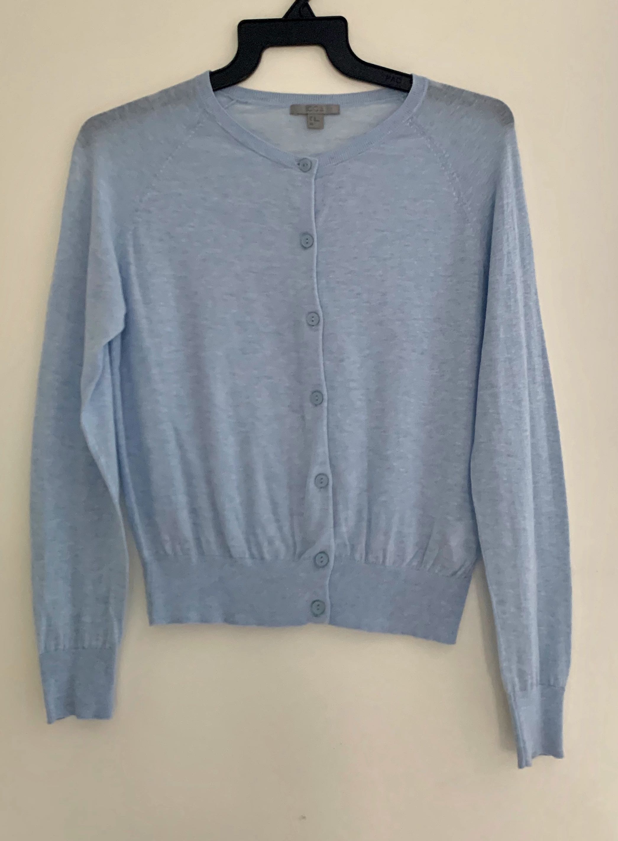 cos blue cardigan