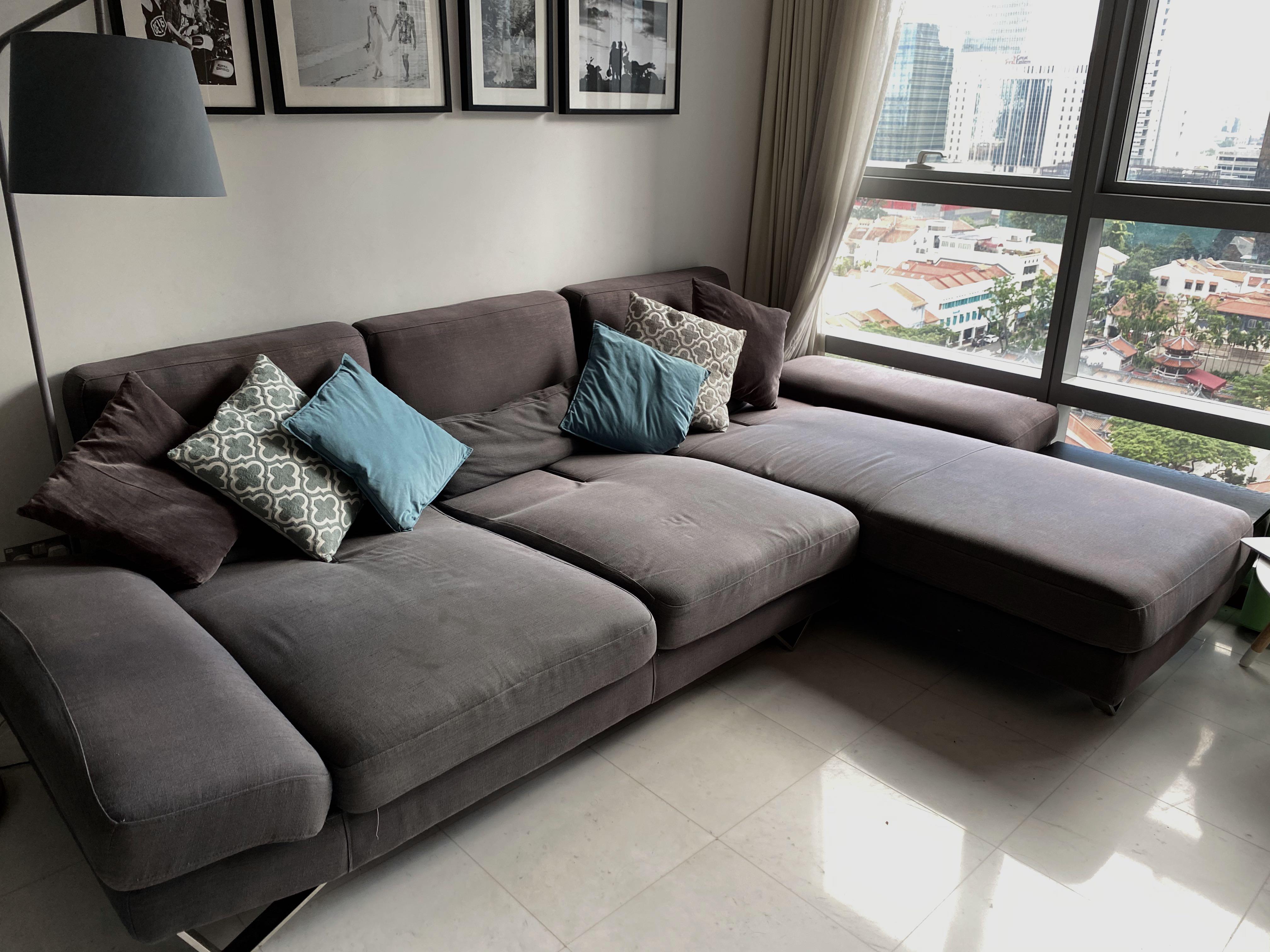 Deep L Shaped Sofa Furniture Home Living Sofas On Carou