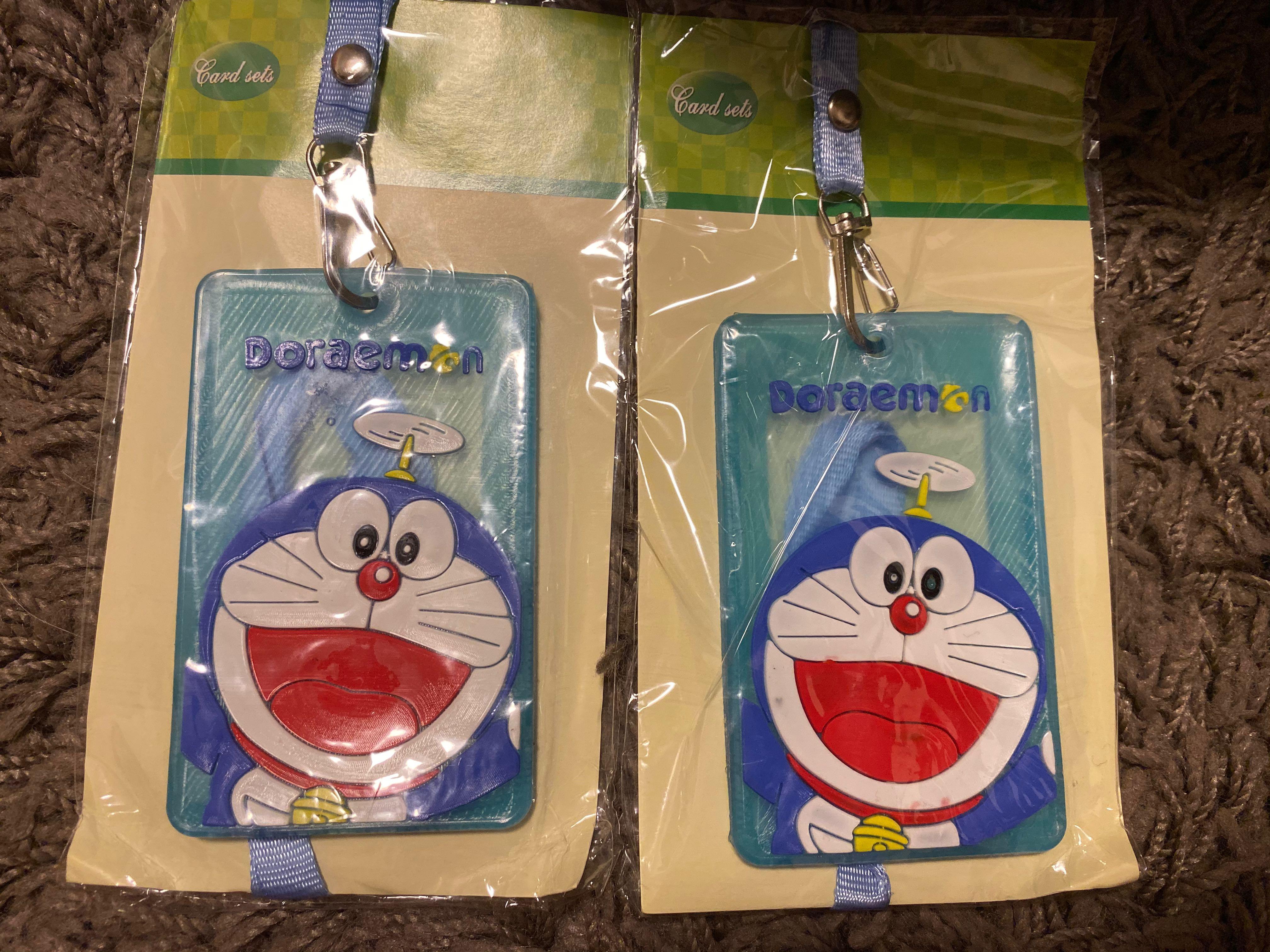 Doraemon Spring Card Holder Pass Case