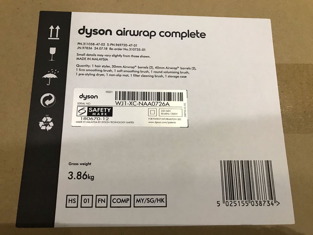 Dyson air wrap, Beauty & Personal Care, Hair on Carousell