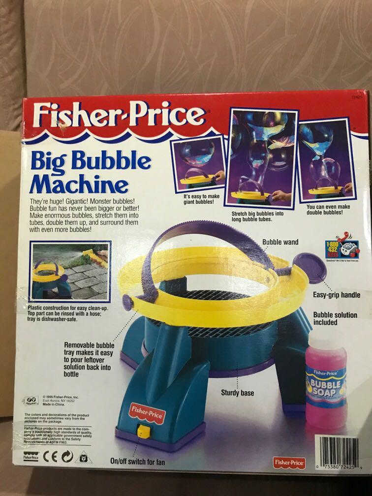 fisher price big bubble machine