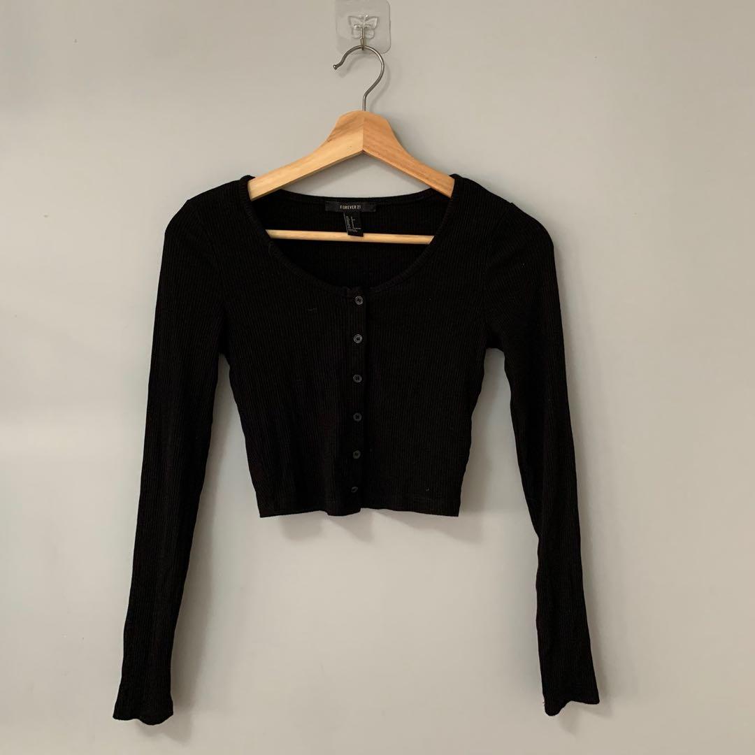 forever 21 black long sleeve