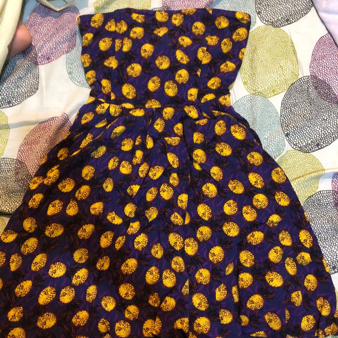 forever 21 pineapple dress