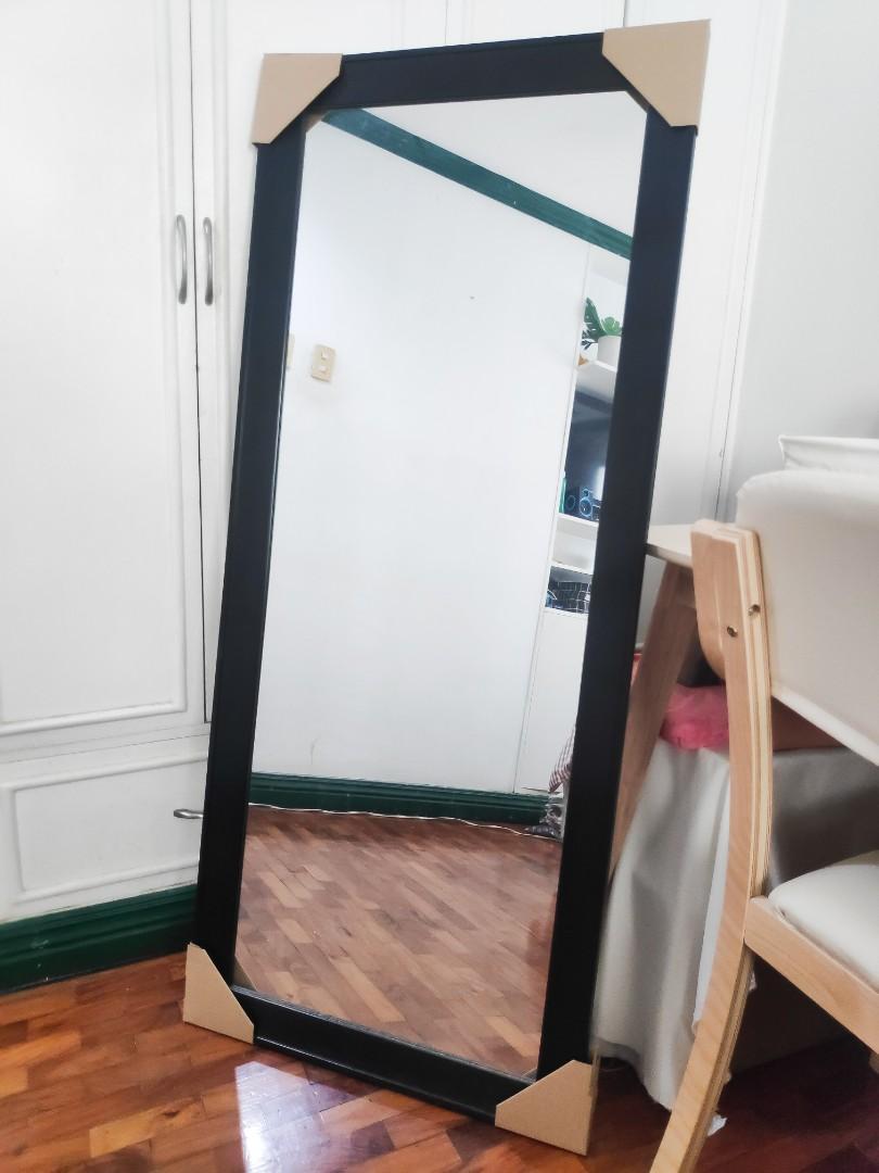Full Body Wooden Mirror, Furniture & Home Living, Home Improvement